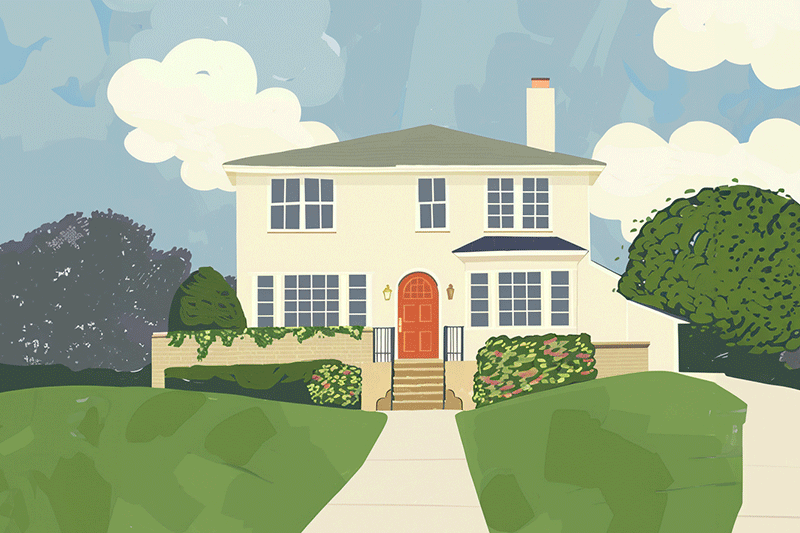 Home with great curb appeal for an article on 6 Tips to Improve the Curb Appeal of Your Home